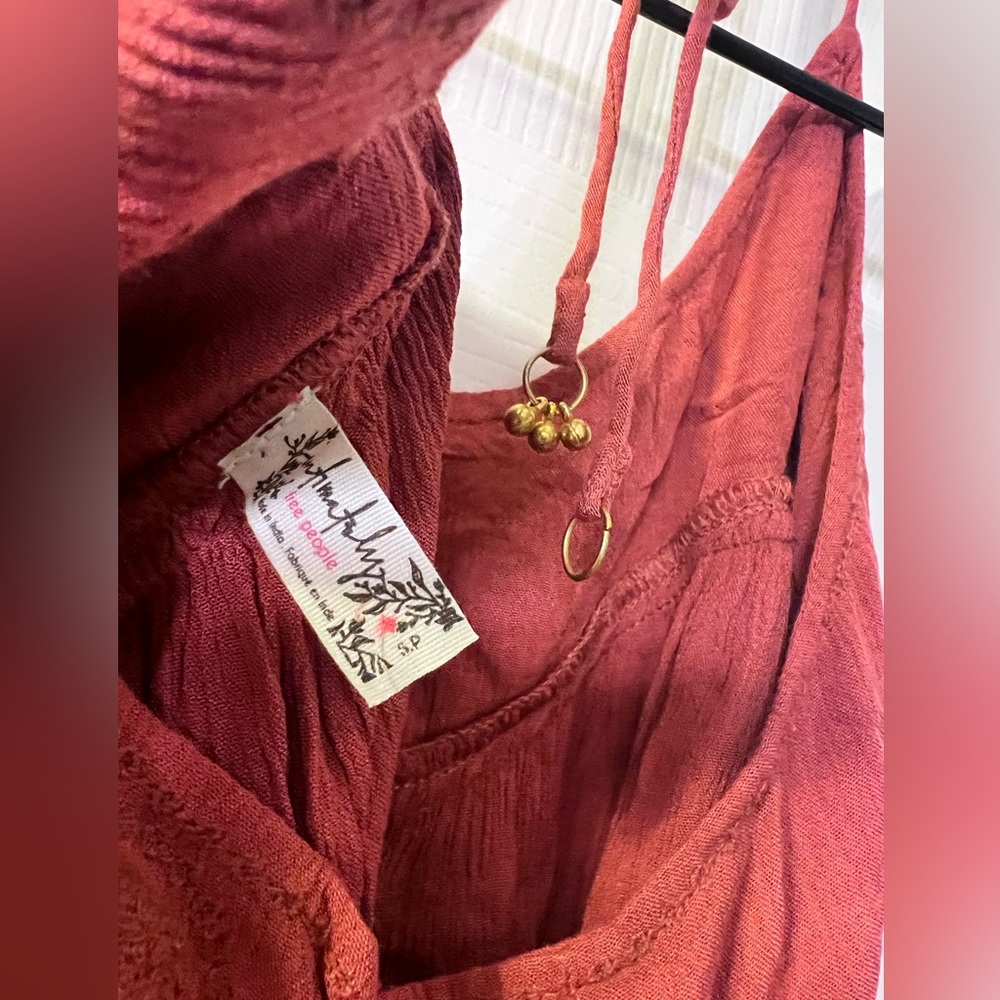 ⭐️Free People Embroidered Elaine Maxi Slip/Dress - Picture 10 of 10